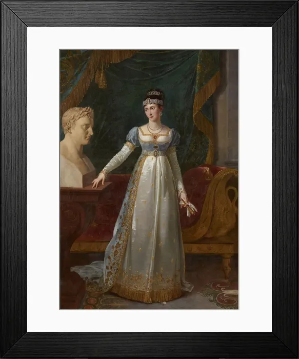 Framed Print : Pauline Bonaparte, Princess Borghese, Duchess of Guastalla (1780-1825), 1806 Framed Print : Pauline Bonaparte, Princess Borghese, Duchess of Guastalla (1780-1825), 1806