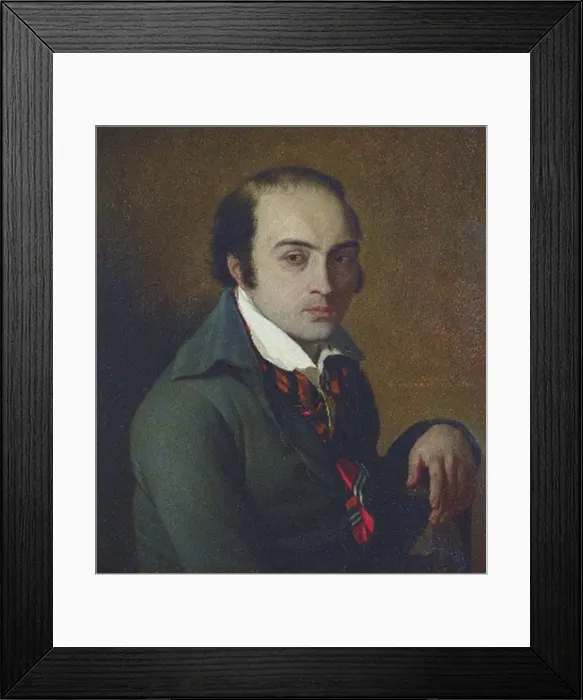 Framed Print : Portrait of the poet Andre Chenier (1762-1794), 1794 Framed Print : Portrait of the poet Andre Chenier (1762-1794), 1794