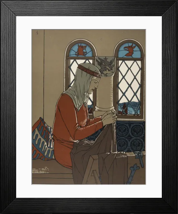 Framed Print : Illustration The Nibelungs, 1898-1901 Framed Print : Illustration The Nibelungs, 1898-1901