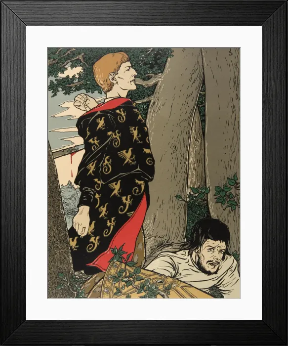 Framed Print : Illustration The Nibelungs, 1898-1901 Framed Print : Illustration The Nibelungs, 1898-1901