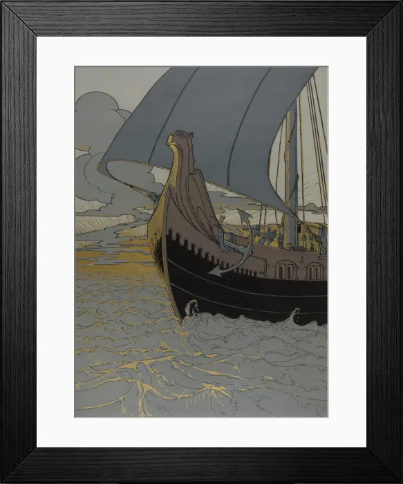 Framed Print : Illustration The Nibelungs, 1898-1901 Framed Print : Illustration The Nibelungs, 1898-1901