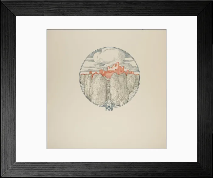 Framed Print : Illustration The Nibelungs, 1898-1901 Framed Print : Illustration The Nibelungs, 1898-1901
