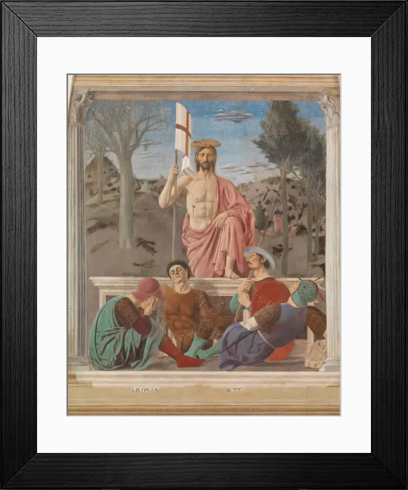 Framed Print : The Resurrection (After restoration), ca 1460 Framed Print : The Resurrection (After restoration), ca 1460