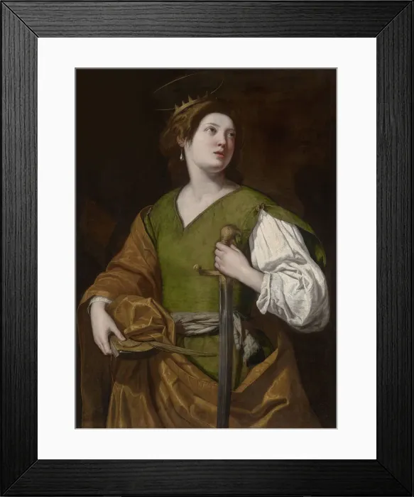 Framed Print : Saint Catherine of Alexandria, c. 1635 Framed Print : Saint Catherine of Alexandria, c. 1635