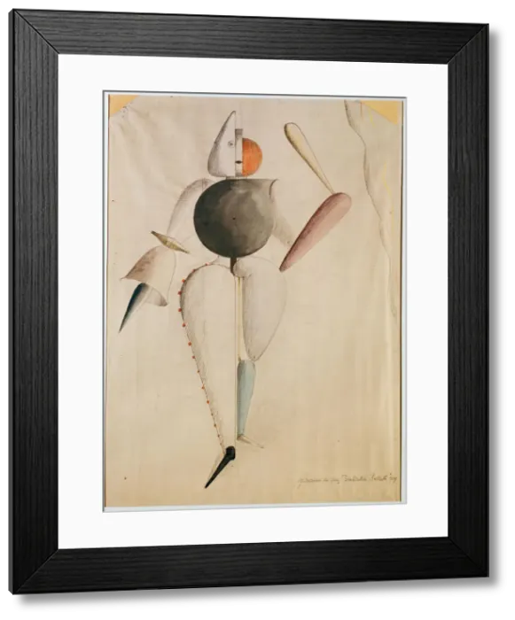 Framed Print : Costume design for the Triadic Ballet, 1919 Framed Print : Costume design for the Triadic Ballet, 1919
