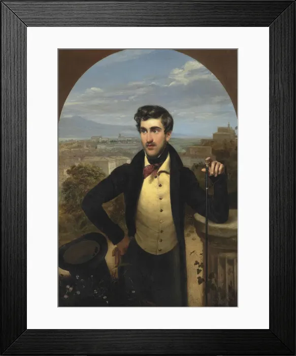 Framed Print : Portrait of Prince Mikhail Alexandrovich Golitsyn (1804-1860), 1833 Framed Print : Portrait of Prince Mikhail Alexandrovich Golitsyn (1804-1860), 1833