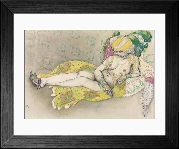 Framed Print : The Yellow Sultana, 1916 Framed Print : The Yellow Sultana, 1916
