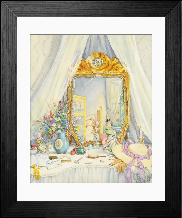 Framed Print : The dressing table, 1932 Framed Print : The dressing table, 1932