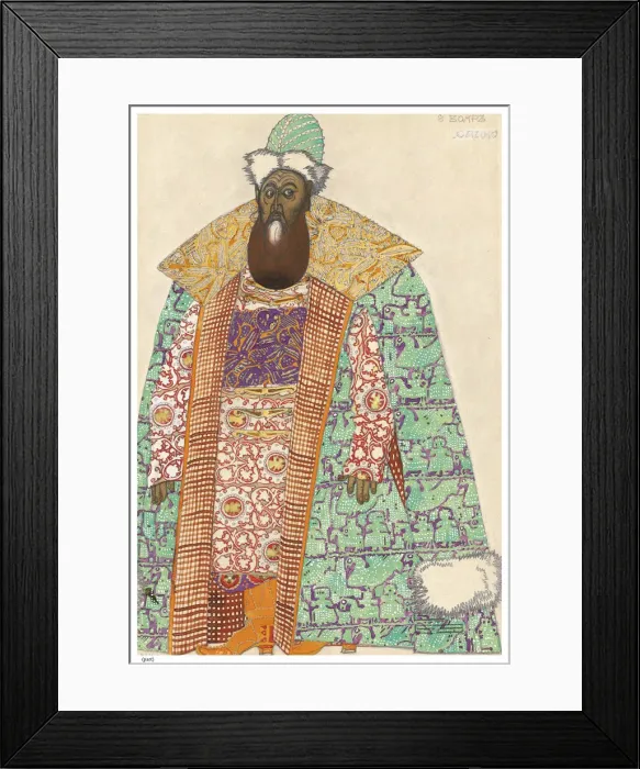 Framed Print : Boyar. Costume design for the opera Sadko by N. Rimsky-Korsakov, 1911 Framed Print : Boyar. Costume design for the opera Sadko by N. Rimsky-Korsakov, 1911