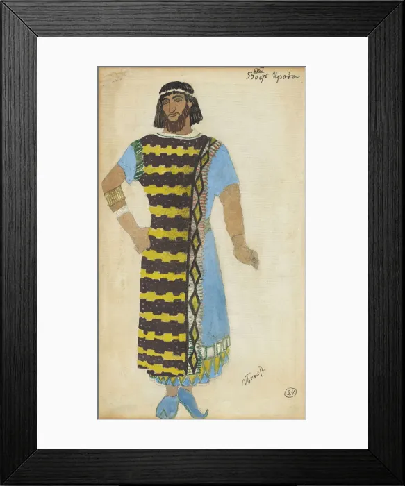 Framed Print : Costume design for the Ballet The Tragedy of Salome by Florent Schmitt, 1908 Framed Print : Costume design for the Ballet The Tragedy of Salome by Florent Schmitt, 1908