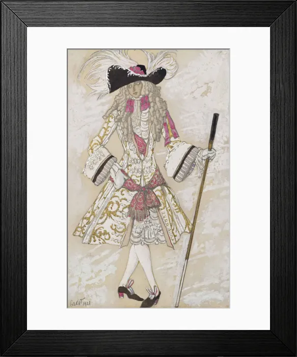 Framed Print : Costume design for the ballet Sleeping Beauty by P. Tchaikovsky, 1921 Framed Print : Costume design for the ballet Sleeping Beauty by P. Tchaikovsky, 1921