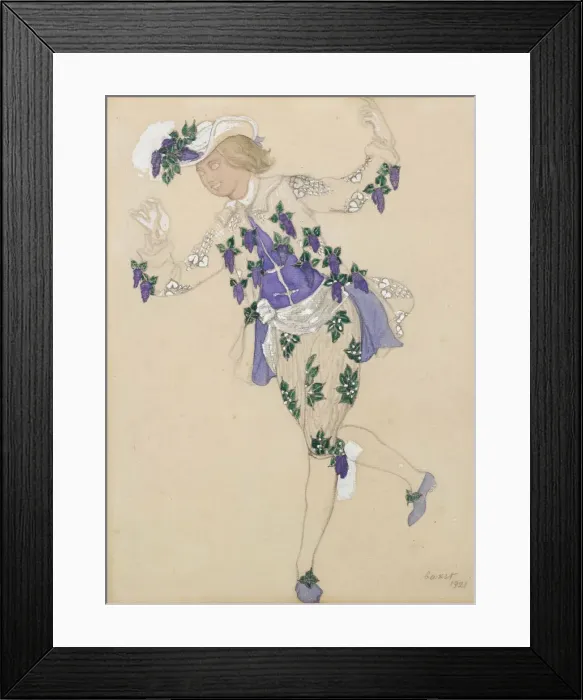 Framed Print : Costume design for the ballet Sleeping Beauty by P. Tchaikovsky, 1921 Framed Print : Costume design for the ballet Sleeping Beauty by P. Tchaikovsky, 1921
