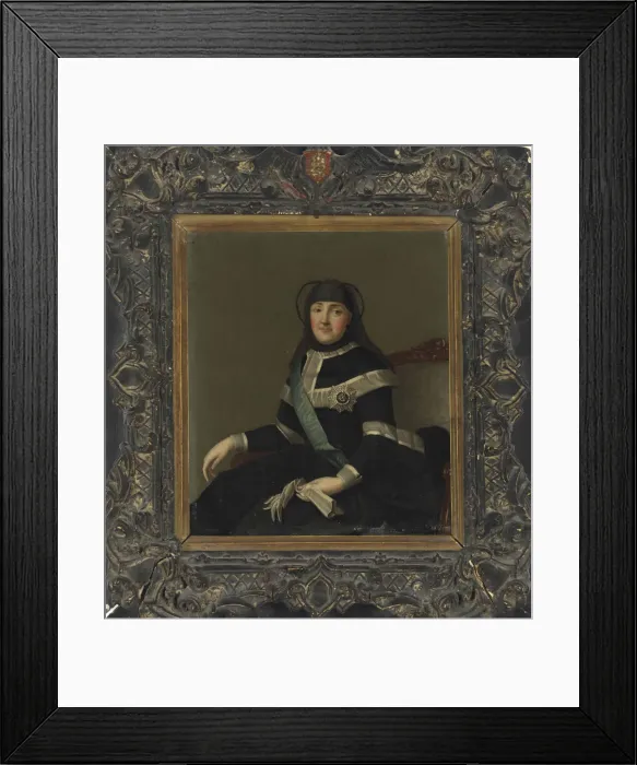Framed Print : Portrait of Catherine II in mourning, 1762 Framed Print : Portrait of Catherine II in mourning, 1762