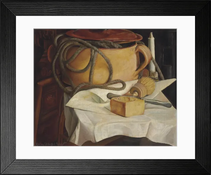 Framed Print : Still life with candle Framed Print : Still life with candle