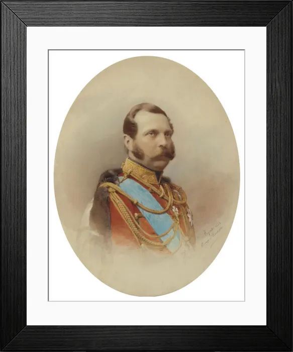 Framed Print : Portrait of Emperor Alexander II (1818-1881), 1864 Framed Print : Portrait of Emperor Alexander II (1818-1881), 1864