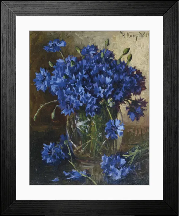 Framed Print : Bouquet of cornflowers, 1935 Framed Print : Bouquet of cornflowers, 1935