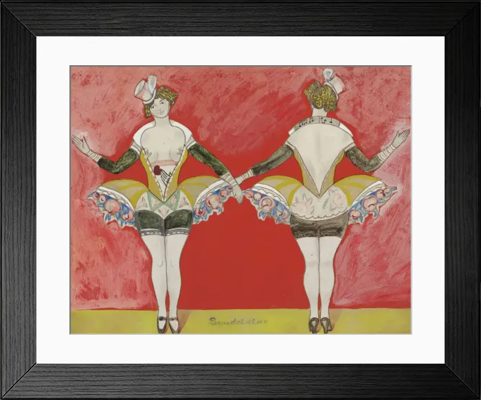 Framed Print : Costume design Framed Print : Costume design