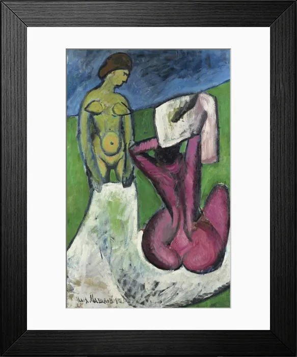 Framed Print : The bathers, 1911 Framed Print : The bathers, 1911