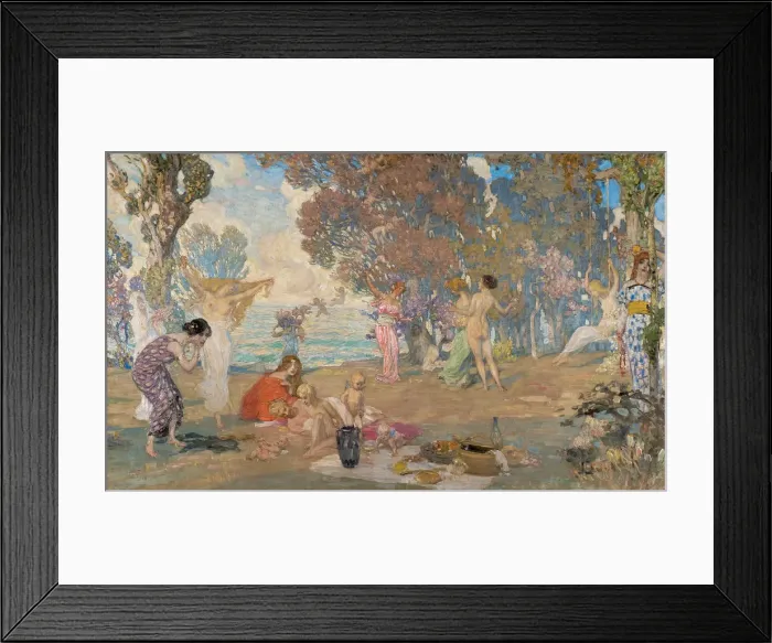 Framed Print : Arcadia, c. 1910 Framed Print : Arcadia, c. 1910