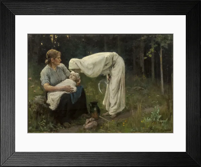Framed Print : Death, 1897 Framed Print : Death, 1897