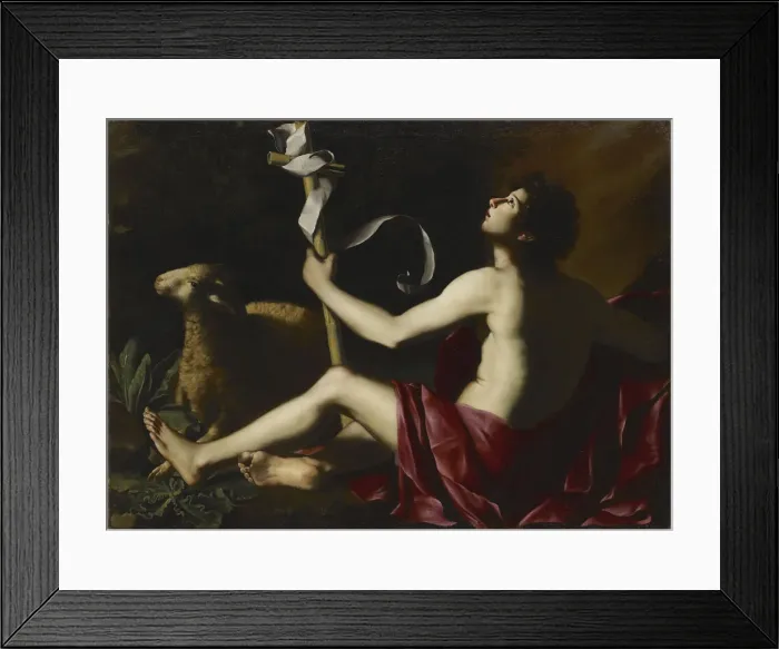 Framed Print : Saint John The Baptist, c. 1620-1630 Framed Print : Saint John The Baptist, c. 1620-1630