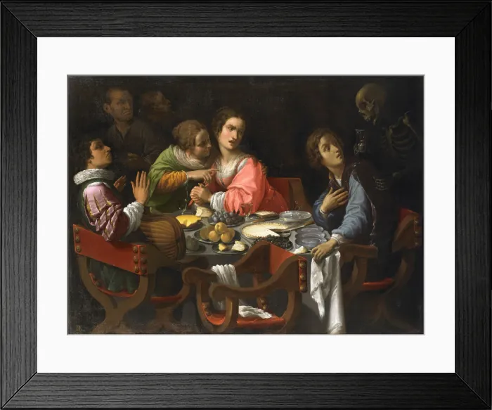 Framed Print : Death Comes to the Banquet Table (Memento Mori), Between 1625 and 1638 Framed Print : Death Comes to the Banquet Table (Memento Mori), Between 1625 and 1638