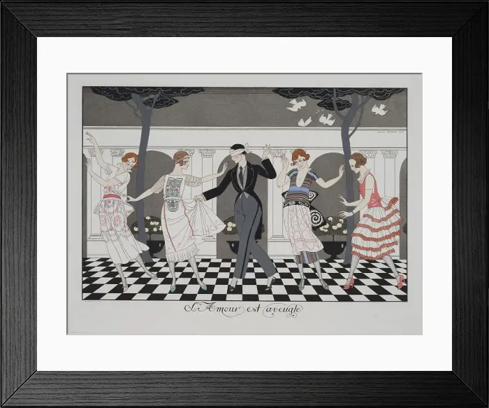 Framed Print : L Amour est aveugle (Love is blind), 1920 Framed Print : L Amour est aveugle (Love is blind), 1920