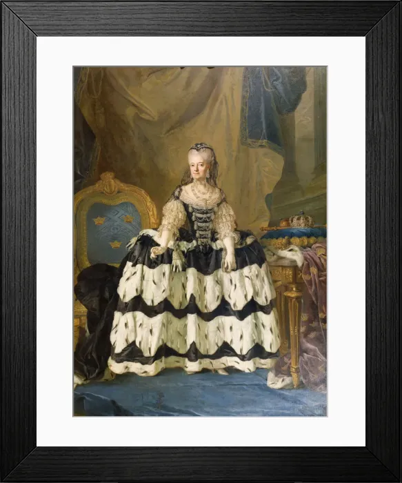 Framed Print : Portrait of Louisa Ulrika of Prussia (1720-1782), Queen of Sweden, 1775 Framed Print : Portrait of Louisa Ulrika of Prussia (1720-1782), Queen of Sweden, 1775