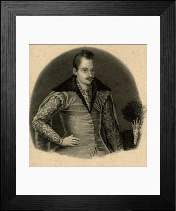 Framed Print : Portrait of the Prince Roman Sanguszko (1537-1571), 1850 Framed Print : Portrait of the Prince Roman Sanguszko (1537-1571), 1850