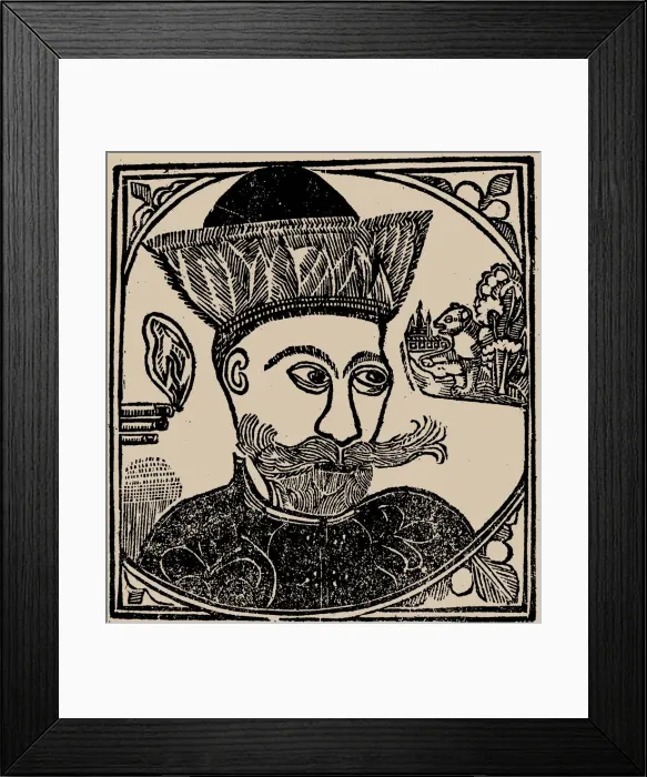 Framed Print : Tsar Vasili IV Ivanovich Shuisky, Early 17th cen Framed Print : Tsar Vasili IV Ivanovich Shuisky, Early 17th cen