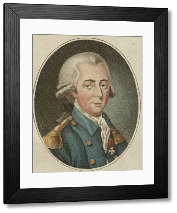Framed Print : Thomas de Mahy, Marquis de Favras (1744-1790), 1789 Framed Print : Thomas de Mahy, Marquis de Favras (1744-1790), 1789