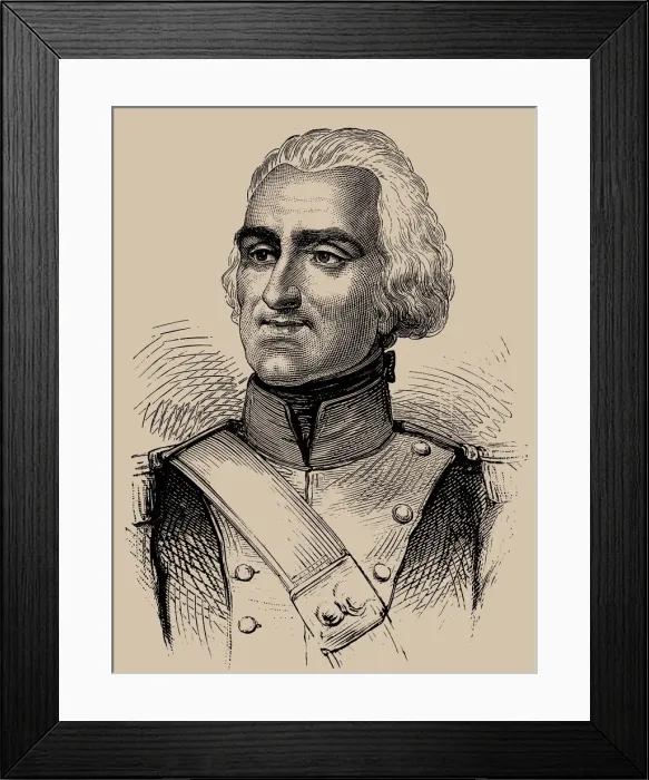 Framed Print : Theophile Corret de La Tour d Auvergne (1743-1800), 1889 Framed Print : Theophile Corret de La Tour d Auvergne (1743-1800), 1889
