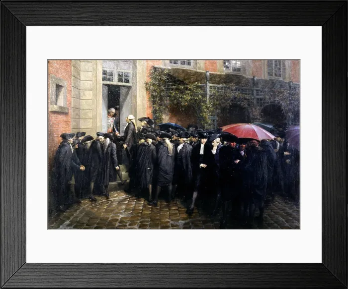 Framed Print : Third Estate representatives locked out of the assembly room Hotel des Menus-Plaisirs Framed Print : Third Estate representatives locked out of the assembly room Hotel des Menus-Plaisirs