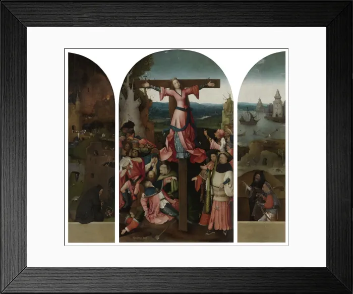 Framed Print : Triptych of the Martyrdom of Saint Liberata, c. 1500 Framed Print : Triptych of the Martyrdom of Saint Liberata, c. 1500