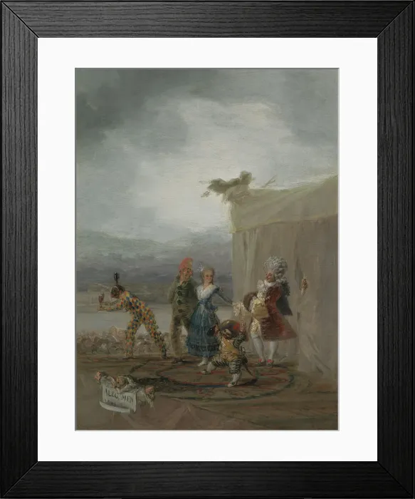 Framed Print : The Strolling Players (Los comicos ambulantes), 1793 Framed Print : The Strolling Players (Los comicos ambulantes), 1793