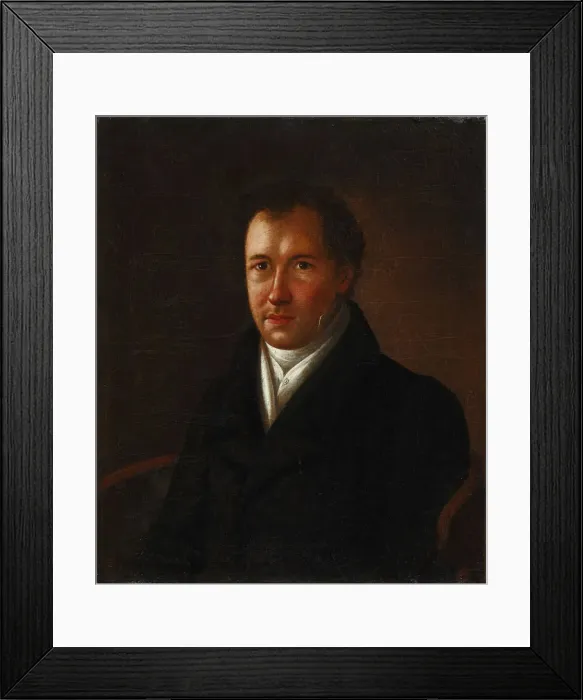 Framed Print : Portrait of Vasily Voinovich Nashchokin, 1820s Framed Print : Portrait of Vasily Voinovich Nashchokin, 1820s