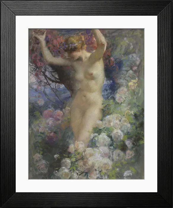 Framed Print : Among the roses (Parmi les roses), 1917 Framed Print : Among the roses (Parmi les roses), 1917