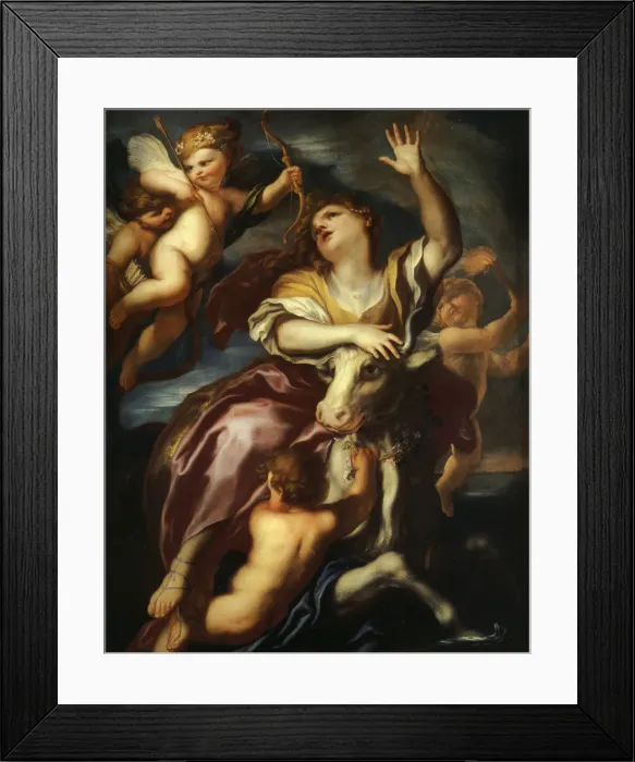 Framed Print : The Rape of Europa Framed Print : The Rape of Europa