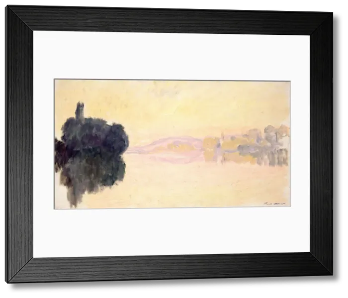 Framed Print : The Seine at Port-Villez, 1894 Framed Print : The Seine at Port-Villez, 1894