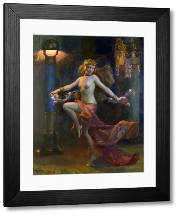 Framed Print : An exotic dancer, 1926 Framed Print : An exotic dancer, 1926