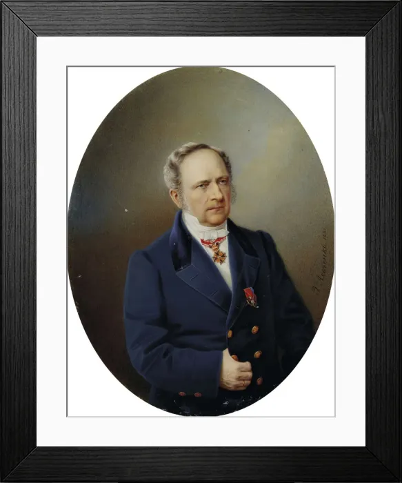 Framed Print : Portrait of the painter Yegor (Gregor) Bottman (18 -1891), Second quarter of the 19th cen Framed Print : Portrait of the painter Yegor (Gregor) Bottman (18 -1891), Second quarter of the 19th cen