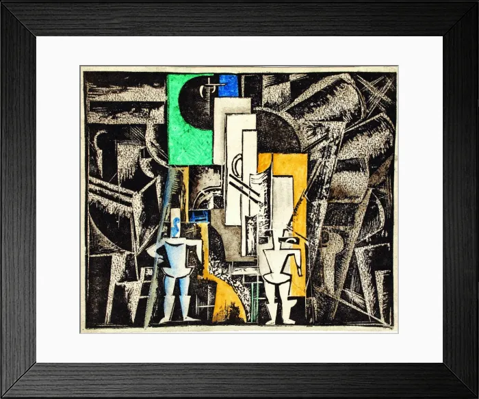 Framed Print : Set design for the opera Victory over the sun after A. Kruchenykh, 1920 Framed Print : Set design for the opera Victory over the sun after A. Kruchenykh, 1920