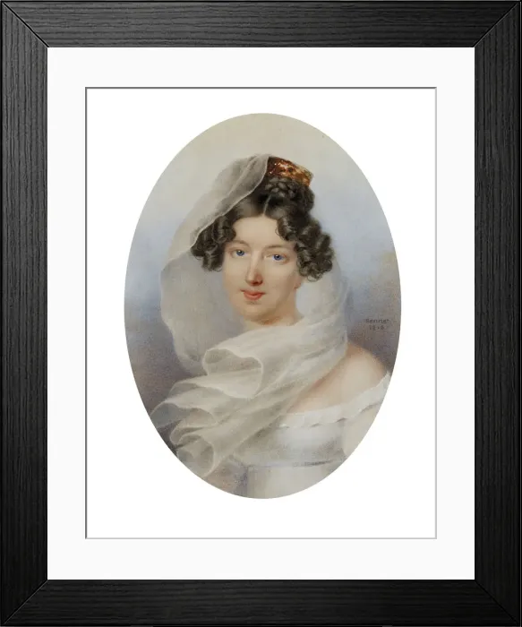 Framed Print : Portrait of Princess Zinaida Alexandrovna Volkonskaya (1792-1862), nee Belosselskaya-Belozerskaya Framed Print : Portrait of Princess Zinaida Alexandrovna Volkonskaya (1792-1862), nee Belosselskaya-Belozerskaya