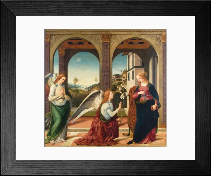 Framed Print : The Annunciation, c. 1505 Framed Print : The Annunciation, c. 1505