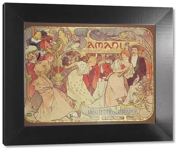 Amants a comedy at the Theatre de la Renaissance, 1895