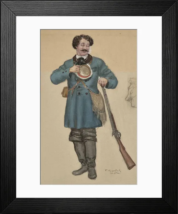 Framed Print : Costume design for the theatre play Wolfs and Sheeps by A. Ostrovsky, 1915 Framed Print : Costume design for the theatre play Wolfs and Sheeps by A. Ostrovsky, 1915