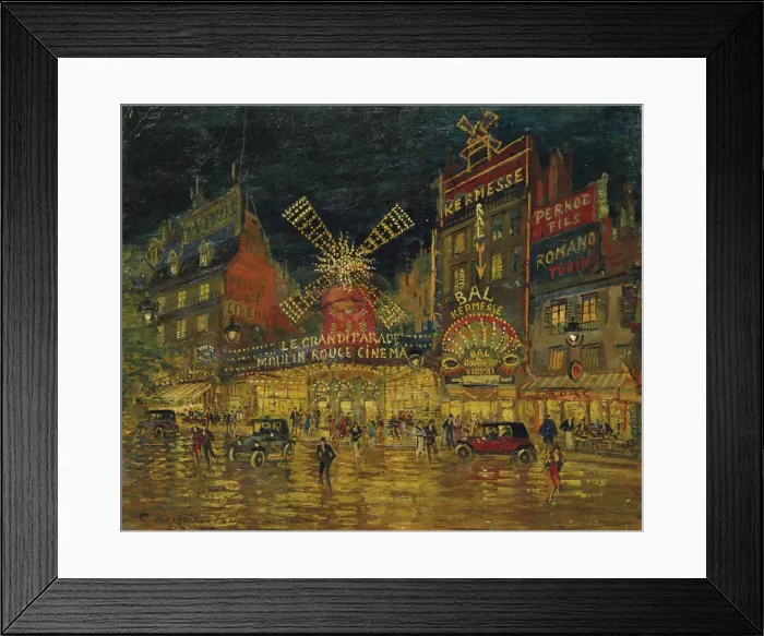 Framed Print : Moulin Rouge, Paris Framed Print : Moulin Rouge, Paris
