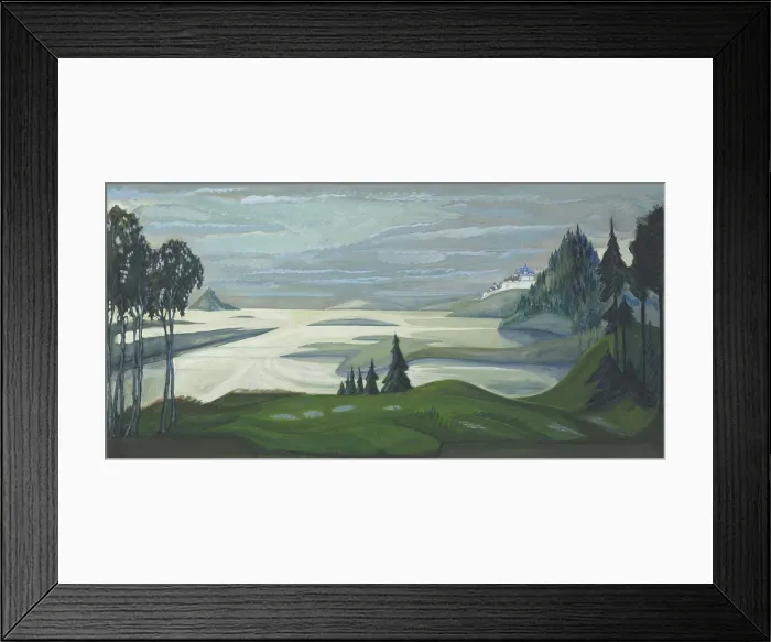 Framed Print : The Volkhov River. Stage design for the opera Sadko by N. Rimsky-Korsakov, 1929-1930 Framed Print : The Volkhov River. Stage design for the opera Sadko by N. Rimsky-Korsakov, 1929-1930