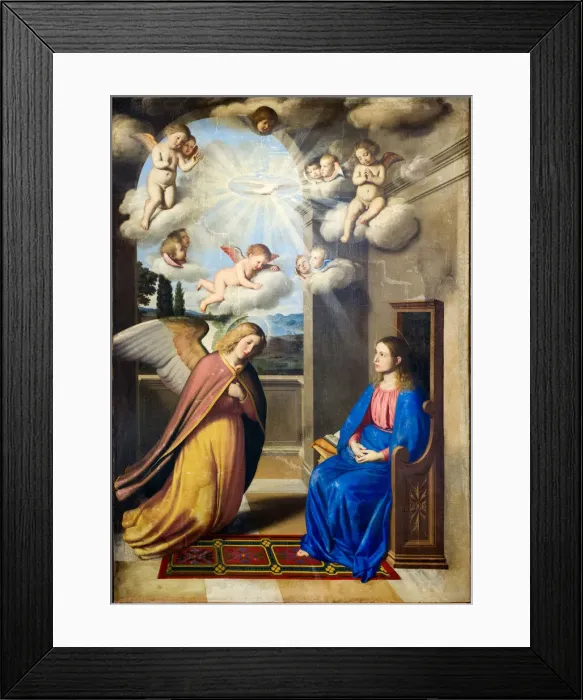 Framed Print : The Annunciation Framed Print : The Annunciation