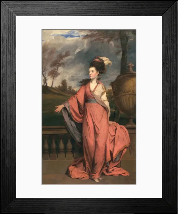 Framed Print : Jane Fleming (1755-1824), later Countess of Harrington, ca 1778 Framed Print : Jane Fleming (1755-1824), later Countess of Harrington, ca 1778